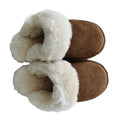 New Women's Cotton Warm for Slippers Sheepskin Fur Household Home Comfortable Shoes Winter Non-slip Sandals EVA Outsole Stock