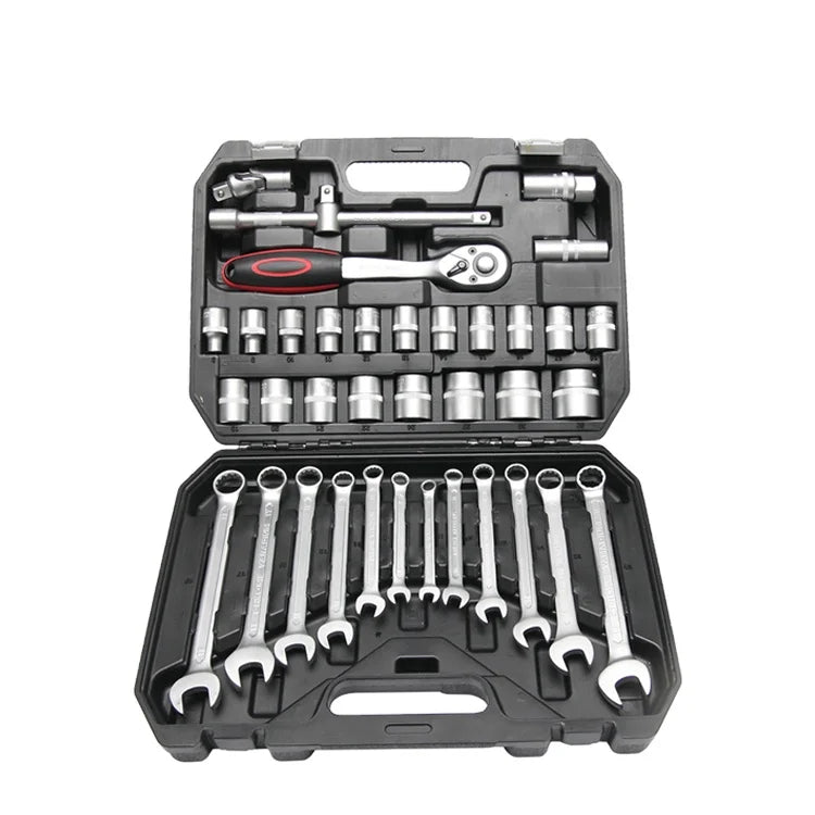 Manual Top Quality Multi Function Professional Wholesaler Household 37pc Repairing Hand Tools Kit Socket Set with Plastic Box