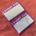 High Density Blank Part Flat Woven Name LabelHand Writing Soft Damask Woven Name Tag for Uniform