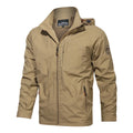 2023 Spring and Autumn New Men's Men's Sports Cargo Thin Windproof Pure Color All-matching Casual Hooded Coat