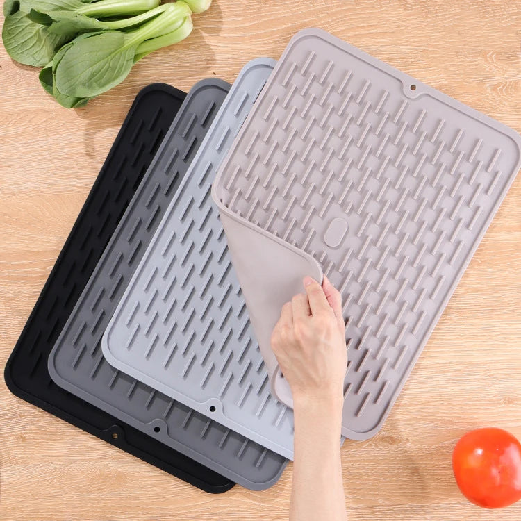 Non Slip Heat Resistant Kitchen Counter Top Silicone Drying Placemats