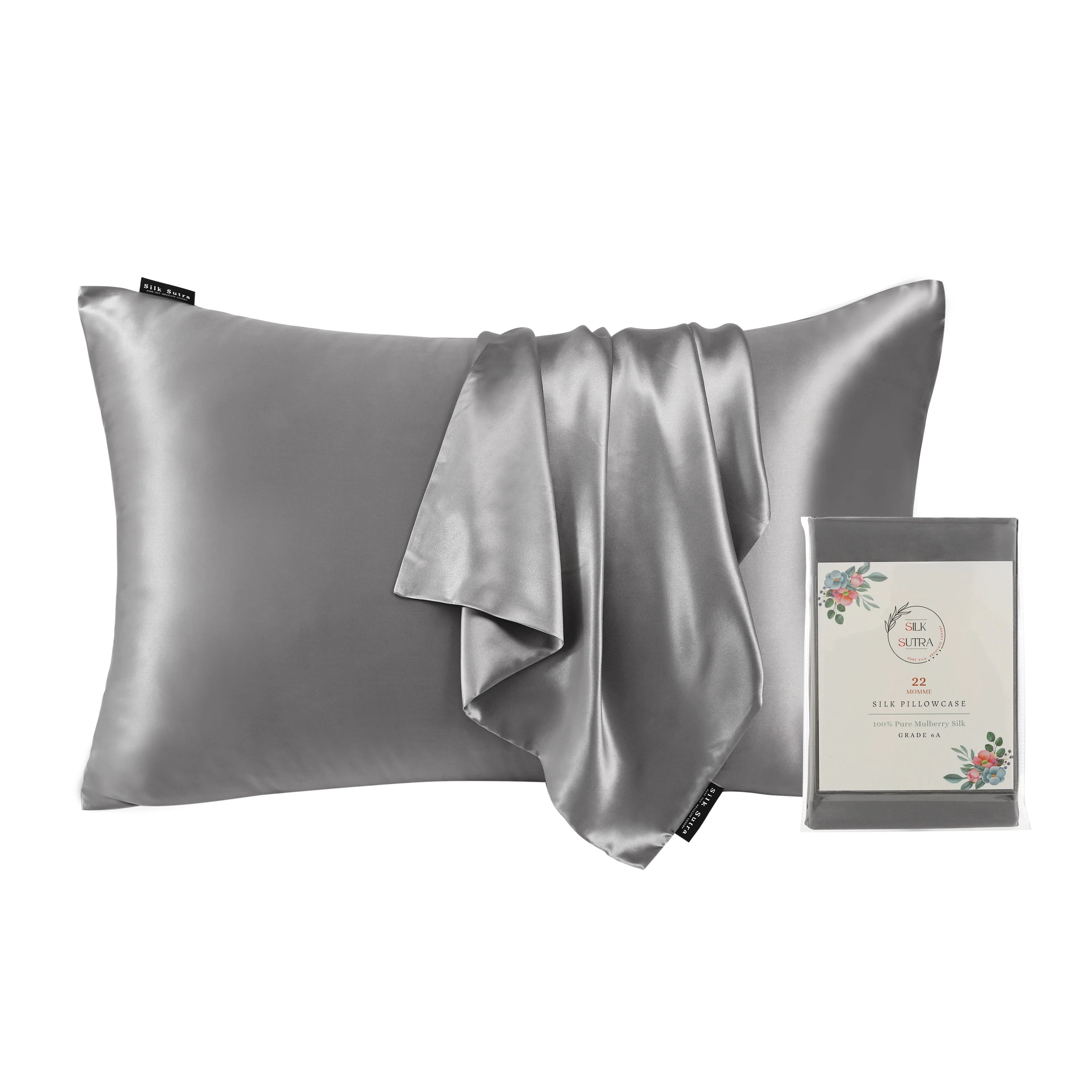 China Manufacturer Both Side Silk Pillowcase 100% Pure Silk Pillow Case