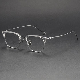 80896 Round Titanium Optical Lenses Glasses Frame Men Titanium Women Eyewear Frame Glasses Eyeglasses Metal Eyewear