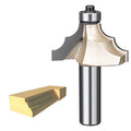 HUHAO Edge Molding Router Bit With Bearing Double R Line Milling Cutter Trimmer Cleaning Flush Trim Woodworking Tools
