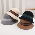 Herben Style Fashion Women Autumn Winter Outdoor Street Wool Felt Cloche Hat