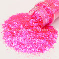Bulk Popular Hot Sale Polyester Solvent Resistant Pink Purple Chunky Nail Glitter
