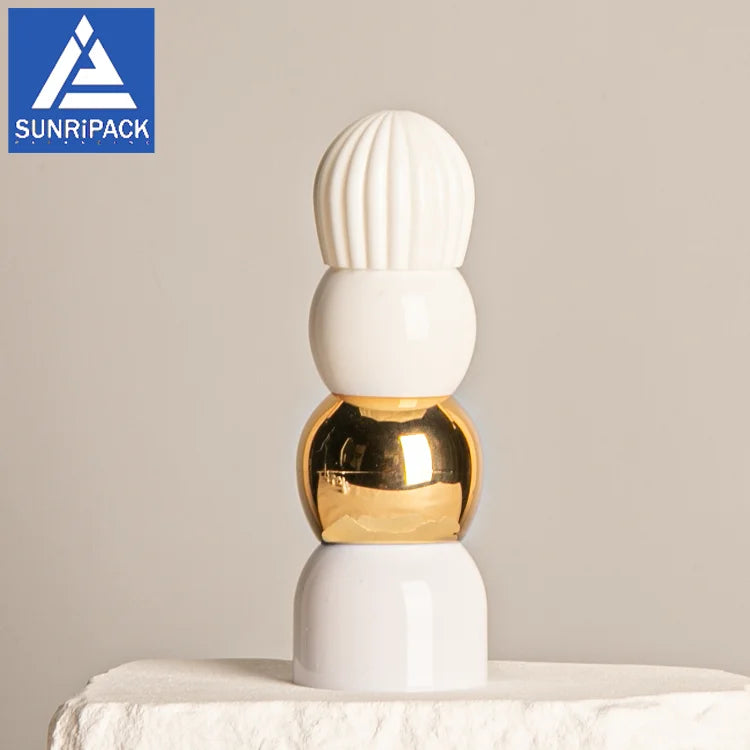 Sunripack ABS PP Bottle Cap 24/410 /28/410  32/410 Plastic Screw Cap  for Cosmetic Bottle