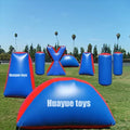 Archery Shooting Target Used Inflatable Air Bunker Set Cheap Tank Car Box Camouflage Brick Wall Inflatable Paintball Bunkers