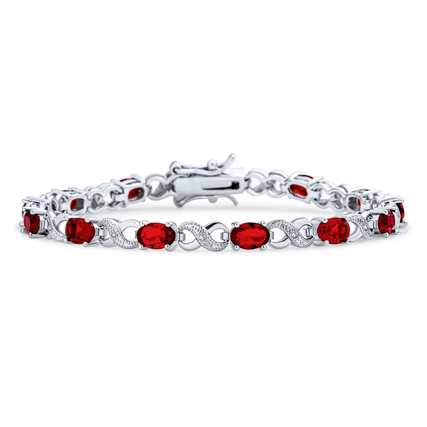 925 Silver Sterling Bracelets Adjustable Bracelet With Infinity Symbol Zircon