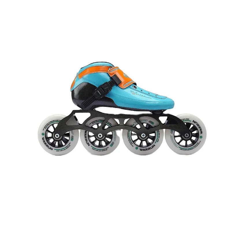 Professional Full Carbon Roller V8 Speed Skates for Adult Competition