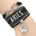 Zodiac Signs Capricorn Aquarius Pisces Aries Taurus Gemini Cancer Leo Virgo Libra Scorpio Sagittarius Mens Girls Women Bracelet