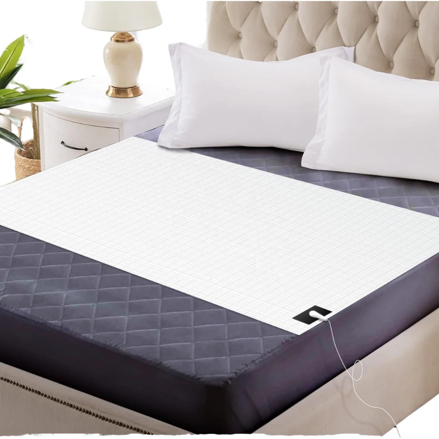 Grounding Flat Sheets 5% SIlver Cotton Grounding Bed Sheets Hospital Conductive Sheets