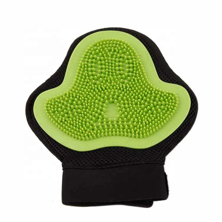 Global Supply Silicone Pet Hair Remover Gloves Pet Grooming Glove Brush Glove with 260 Grooming Tips China&vietnam Pet Supplies