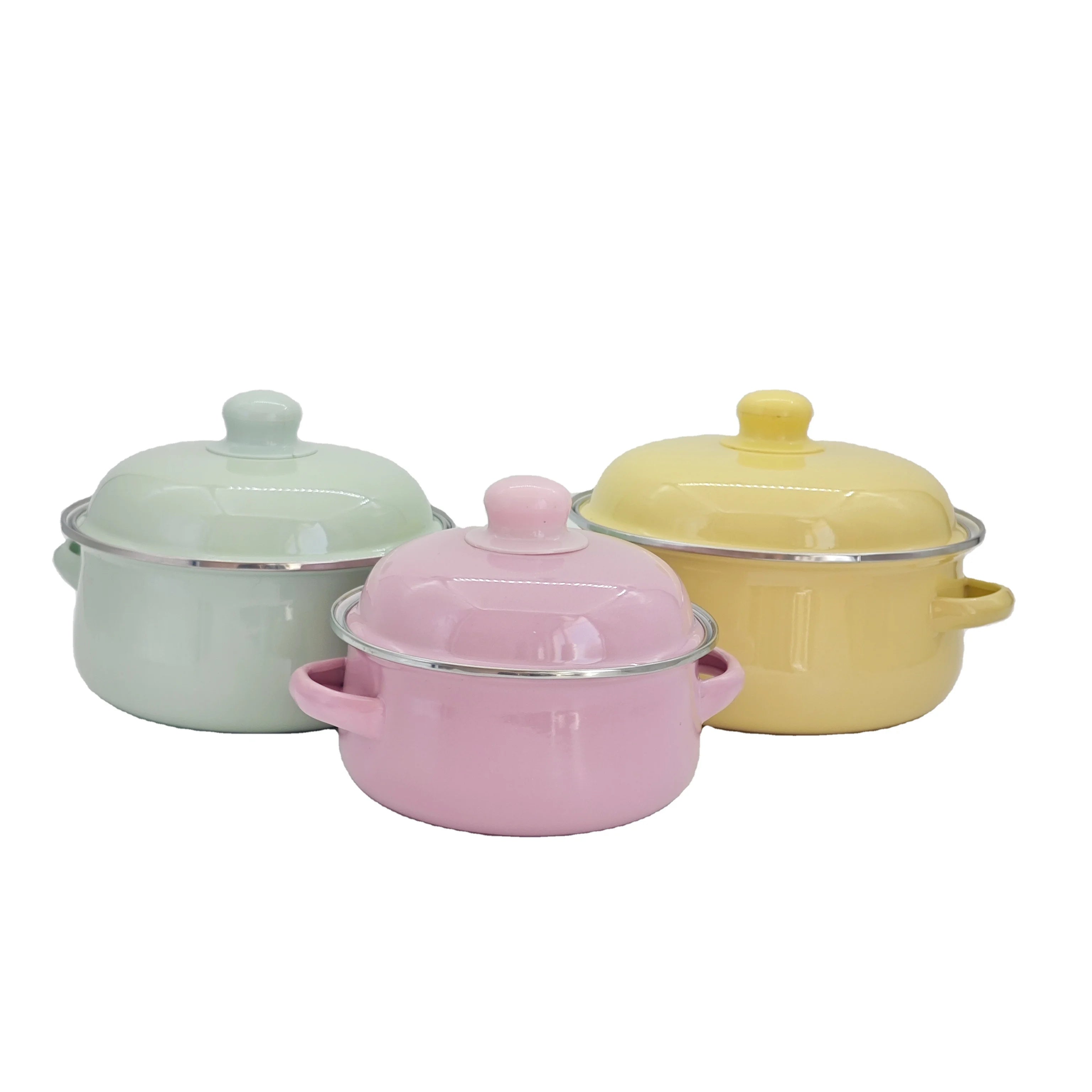 Senny Chinese Factories Low Moq Products Enamel Cooking Pots Cast Iron Pot Enamel Enamel Stock Pot