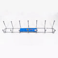 Multi-Functional Double-Row Stainless Steel Plating Metal 5/6/7/8 Hooks Coat Towel Rack