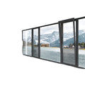 Double Glazed Impact Proof Casement Window Outward Swing Opening Style American Nfrc Casement Window with Retractable Screen