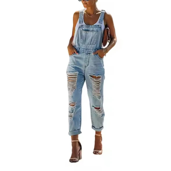 Customized Rompers Women Jumpsuit Pants Tassel Flared Jeans for Women