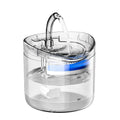 Smart Automatic Cat Dog Water Fountain 3-Stage Filtration Low Noise Ergonomic Solid Water Dispenser Charging for Cats/Dogs
