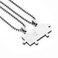 2026 Couple Necklace Magnet Puzzle Pendant Stainless Steel Long Necklace