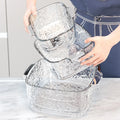 OWNSWING Multi-Functional Kitchen Washing Basket Basin PET Vegetable Washing Filter Bowl With Handle Food Catcher Drainer