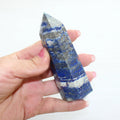 10*3cm Natural Lapis Lazuli Energy Hexagonal Faceted Prism Polished Tumbled Stone Healing Crystal Wand