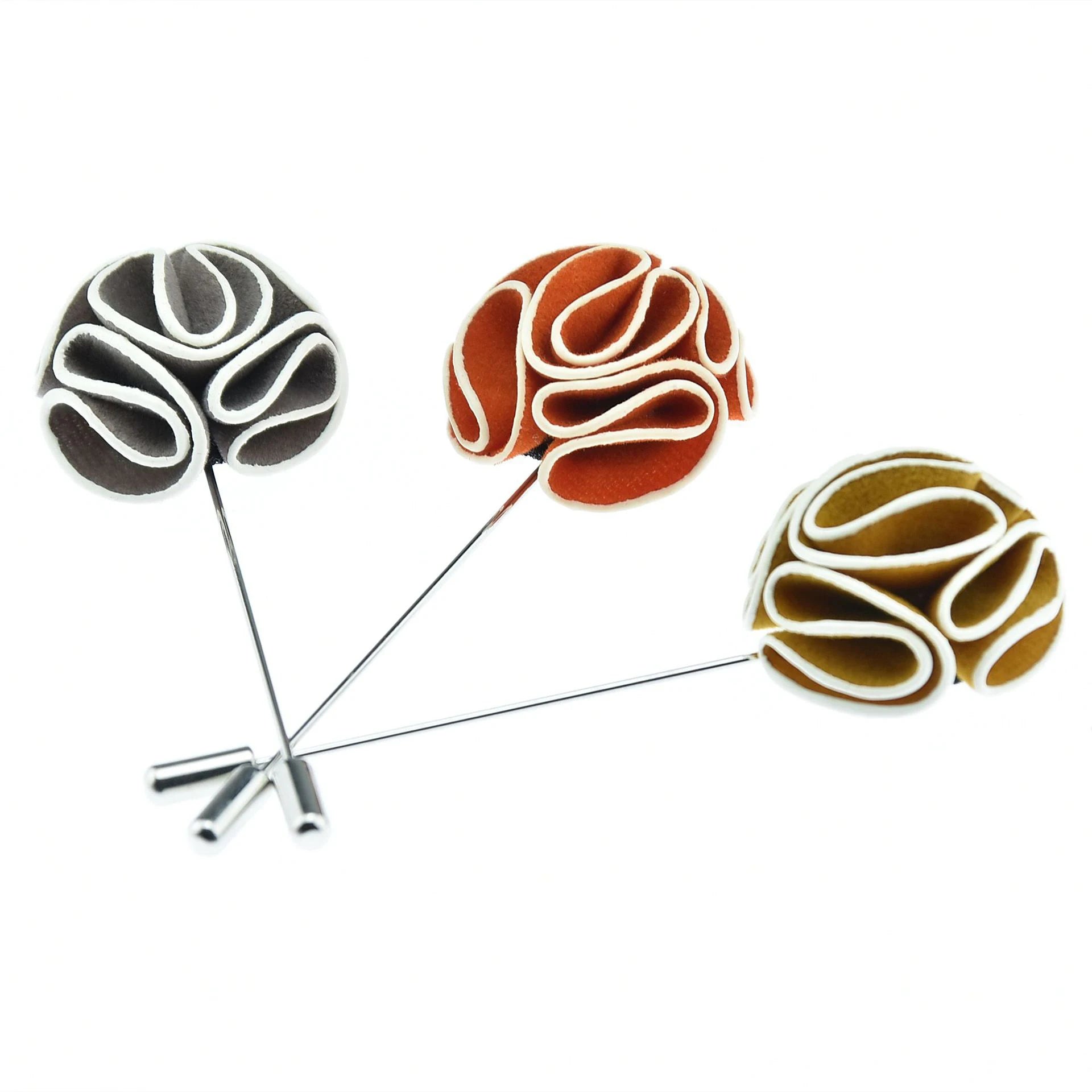 Vintage Wedding Party Tuxedo Suit Dress Decoration Boutonniere Corsage Mens Lapel Flower Pin Lapel Stick Brooch Pin (KBL075)