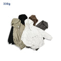 Factory Price Men's XL Puff Printed Custom Designed Full Zip-up Hoodies Drop Shoulder Pullover with Hooded Collar