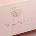 Personalized Luxury pink Cardboard Business Cards with Gold Foil logo Shiny Gold Edge Custom Printing logo Business Name Card