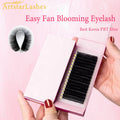 Wholesale Easy Fan Lashes C/D Curl 0.05/0.07mm Easy Fan Eyelash Extension Sale 8-20mm Easy Fan Volume Fans