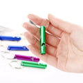 Emergency Survival Tool Aluminum Alloy Lifeguard Whistle with Custom Logo Self-Defense Keychain Alert Ant Wolf Alarm Whistle