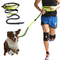 Hands Free Dog Leash Waist Belt Leash Dog Running Leash Hands Free with Pouch Poop Bag Holder for Dog Walking Jogging