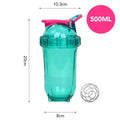 Madou OEM Design Eco-friendly 500ml Sport Water Bottle Leak-Proof BPA-Free Protein Shaker for Gym Fitness