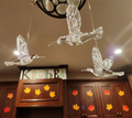 Transparent Hanging Acrylic Hummingbirds European Style Eco-friendly Wedding Christmas Ceiling Decoration Ornament