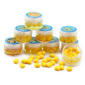 Selco China Fishing Tools Artificial 12 Pcs Corn /bottle Carp Soft Corn Bait With Different Smell Liquid