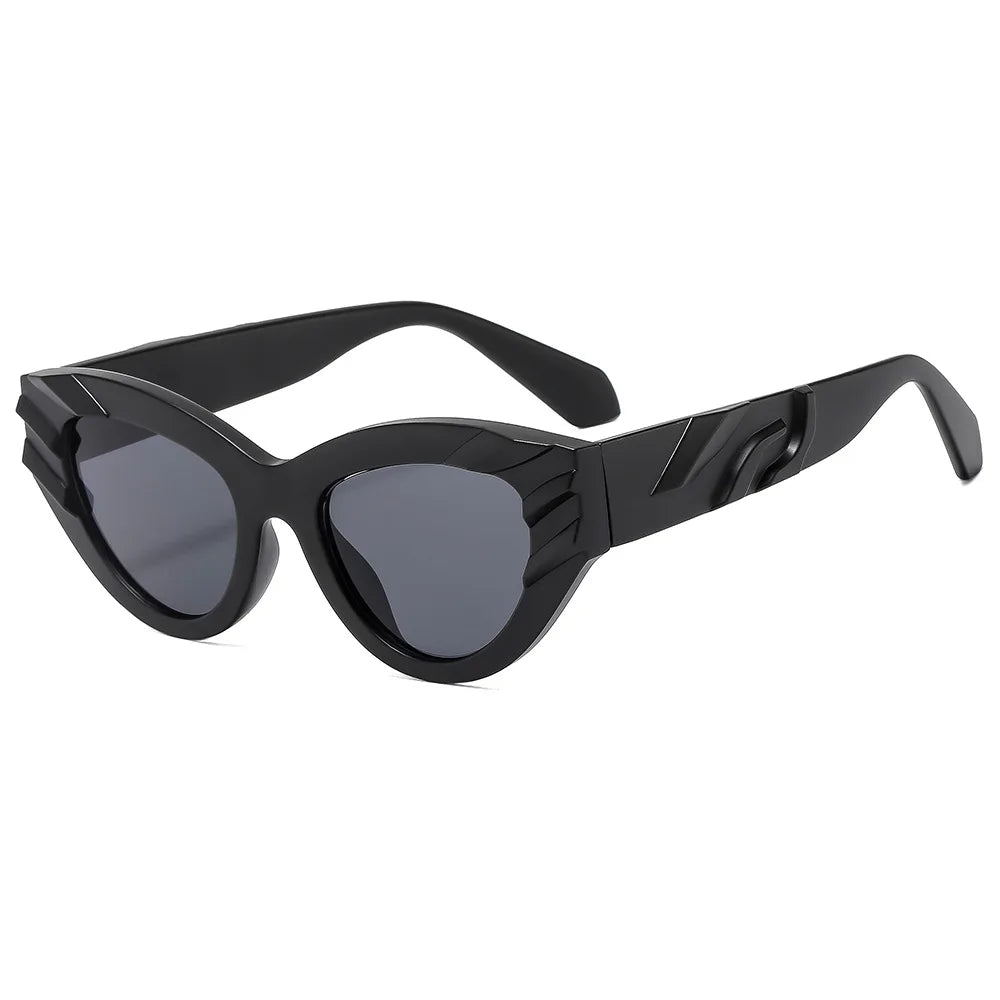89156 Fashion Cat Eye Sunglass Shade Wholesaler Brand Designer Vintage Leopard Vintage Sunglasses Woman