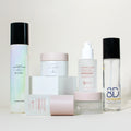 Custom 30g 50g 30ml 50ml 100ml 120ml Empty Square Glass Set Packaging Skin Care Bottle Face Cream Jars Cosmetic Packaging Set