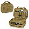 Men's New Design Range Shooting Computer Case Messenger Tactical Bag with 8X Magazine Slots Lockable Zipper and Cover Closure
