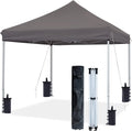 WOQI Commercial Heavy Duty Waterproof Pop up Canopy Adjustable Leg Stable Sturdy Pop up Tent