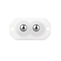 Adhesive Stainless Steel Storage Box Wheels Roller 2 Balls Roller Universal Trash Bin Wheels