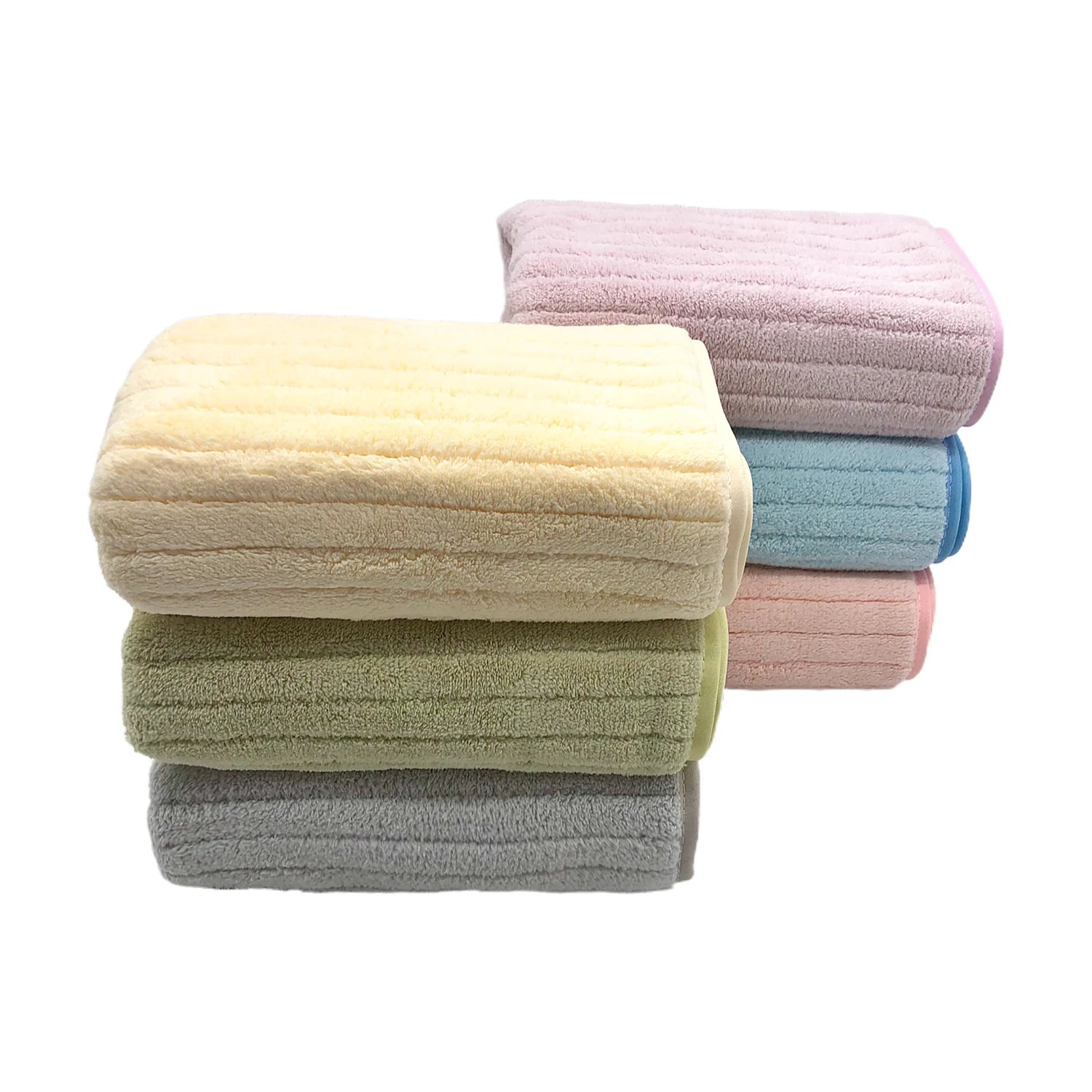 Wholesale Best Quality Microfiber Hand Towel Solid Color Custom Logo Soft and Best Woven Technique