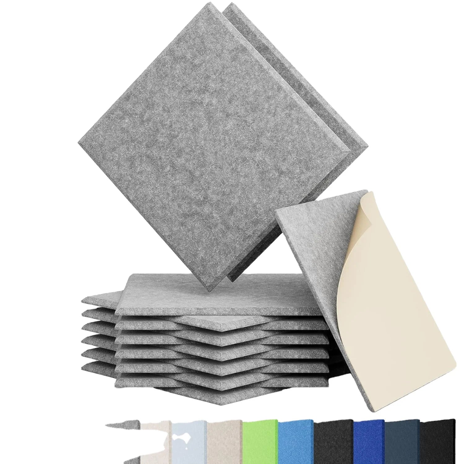 Hot Selling Soundproof Theater PET Felt Sound Proofing Felt Sound Absorption Acoustic Panels for Studio