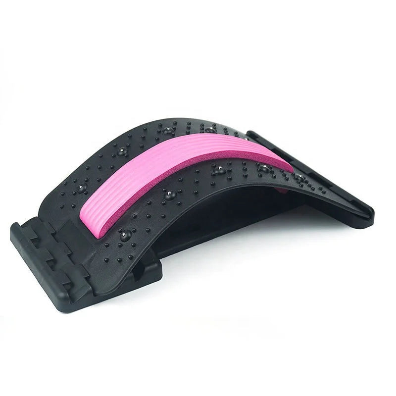 Hot Selling Back Lumbar Support Stretcher Spinal Pain Relieve Back Stretching Device Relief the Back Pain PP/NBR Foam MW-S2114