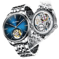 Jsdun 834  Oem Custom Luminous Waterproof Luxury logo Flywheel Fashion Sports  Automatic Mechanical Tourbillon Watch for Man