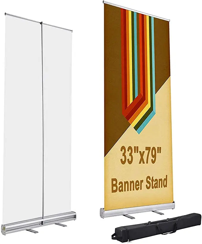Wholesale Hot Sale Eco Advertising Indoor Display Roll up Banner Stand Portable Retractable Pull up Banner Display Rollup Stand