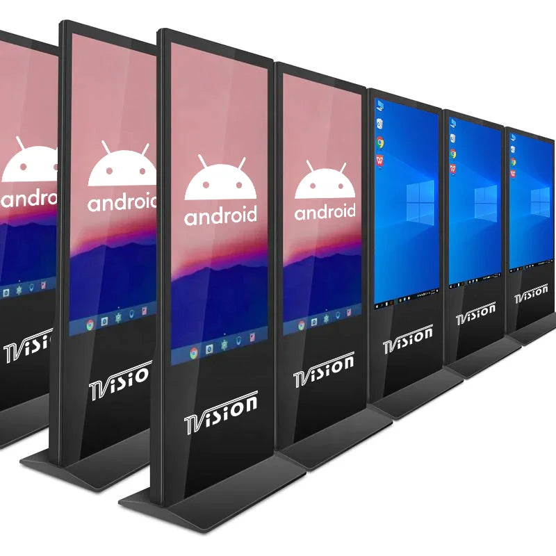 HD Interactive Advertising Display Kiosk for Shopping Malls Retail Stores Elevators Wayfinding