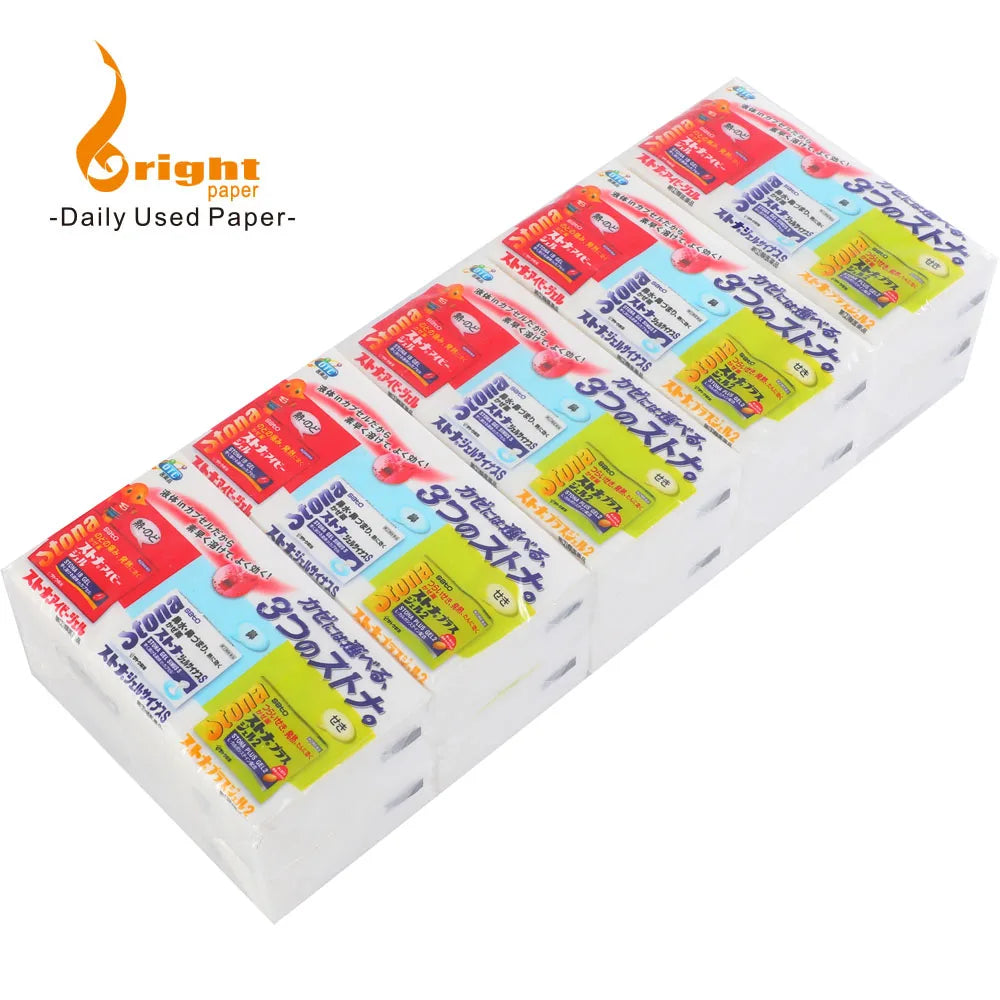 MAAZA Customized 3ply Embossing Virgin Wood Pulp Natural White Ultra Soft ISO Certified Pocket Facial Tissue