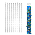 High Quality Retail Display Hanging Strips Plastic Display Merchandise Strip with Clips Hooks with Label Header
