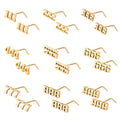 Gaby New Arrive  Stainless Steel Nose Rings Angel Number Design Stainless Steel Nose Rings  Nose Piercing Jewelry