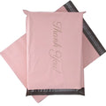 Custom Print Logo Thank You Pink Mailer Envelope Plastic Courier Flyer Packaging Plastic PE Mail Poly Bags for Packaging
