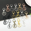 Wholesale DIY Jewelry Accessories Keychain Ring Chain Metal Pendant Dog Buckle Door Buckle Lobster Buckle Three-Piece Set Retain